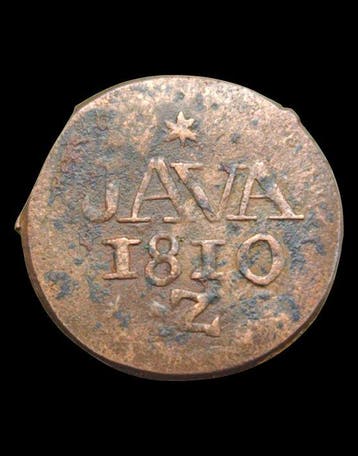 Indonesië, Java. Duit 1810 Louis Napoleon Ref: KM#225