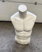 Paspop, Etalagepop Man, B42 x D28 x H68cm, wit