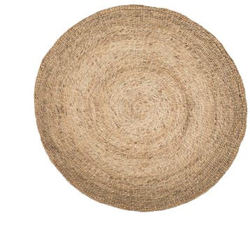 Bazar Bizar Het Waterhyacint Tapijt - Naturel - 200 - Kleed, Huis en Inrichting, Verzenden, Zo goed als nieuw, Bruin