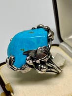 Sans prix de réserve - Bague Argent Turquoise - Turquoise
