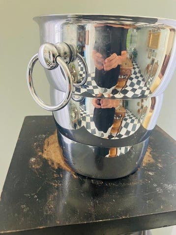 Champagne koeler - Chroom