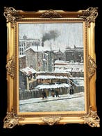 European school (XX), After Monet - Ciudad industrial bajo