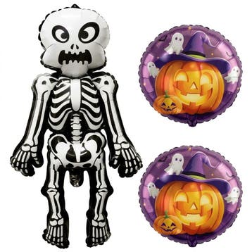 Halloween Folieballonnen - Spook of Skelet, Verzenden, Nieuw