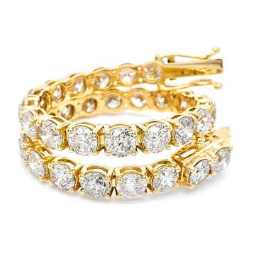 Armband - 14 karaat Geel goud - 17.55ct. tw. Diamant, Nieuw