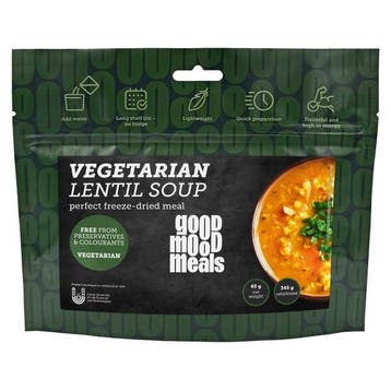 Vegetarische Linzensoep - 282 kcal - Good Mood Meals, Verzenden