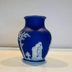 Wedgwood - Vaas - Vase Club en blauwe jaspe Wedgwood, midden