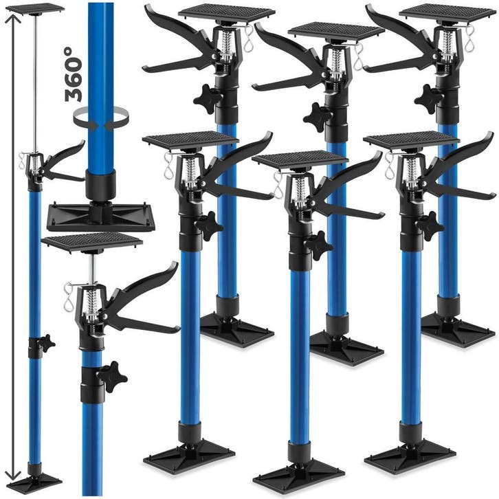 6 deurspanners - blauw, Doe-het-zelf en Bouw, Hang- en Sluitwerk, Verzenden