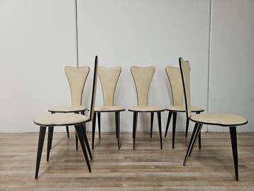 Umberto Mascagni - Chaise de salle à manger (6) - Ensemble