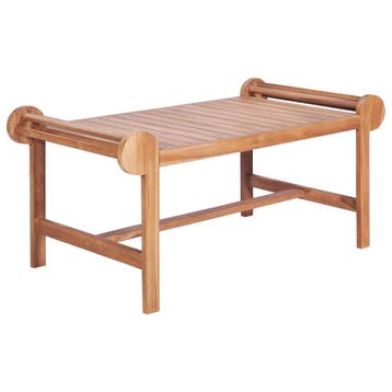 vidaXL Salontafel 100x50x45 cm massief teakhout, Verzenden, Nieuw