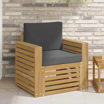 vidaXL Buiten bank set Polyester Wit, Verzenden, Nieuw