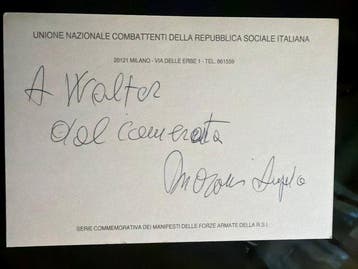 Italië - Lotto van militaire ansichtkaarten 1950-1980, Gelopen