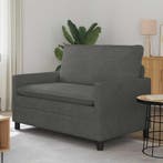 vidaXL bank / zetel Donkergrijs 126 x 81 x 87,5 cm Stof, Huis en Inrichting, Zetels | Zetels, Verzenden, Nieuw