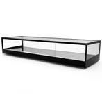 Neutrale Vitrine | LOGIC | Zwart | 1 Niveau |, Verzenden, Nieuw in verpakking