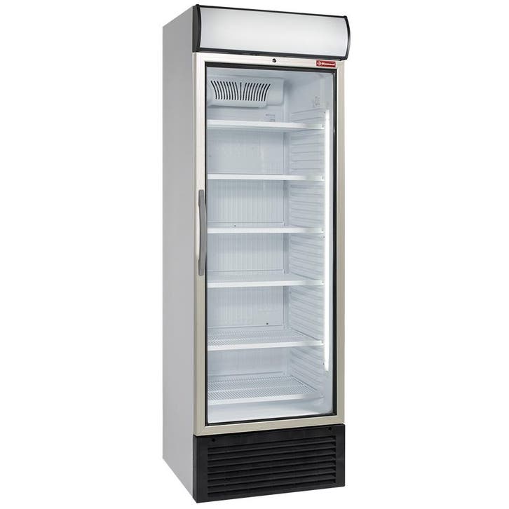 Geventileerde positieve T° vitrine 500 liter, met lichtbak, Articles professionnels, Horeca | Équipement de cuisine, Envoi