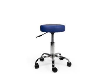 Tabouret Blauw - Lage Uitvoering