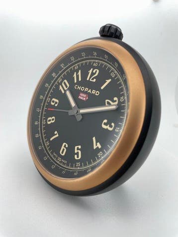 Horloge de table - Chopard - Contemporain Acier, Plaqué or -