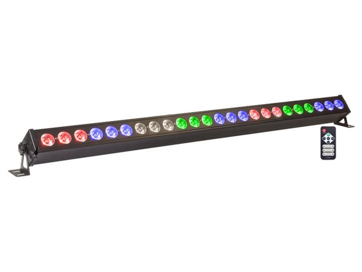 Ibiza LEDBAR24-RC DMX Gestuurde RGBW Ledbar 24X4W, Muziek en Instrumenten, Licht en Laser