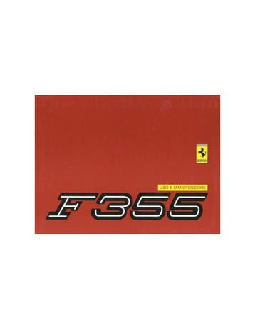 1996 FERRARI F355 INSTRUCTIEBOEKJE 1055A/96, Ophalen of Verzenden
