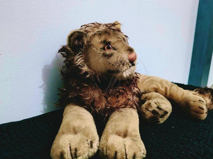 Steiff - Pluche dier Leone - Duitsland, Antiek en Kunst, Antiek | Speelgoed