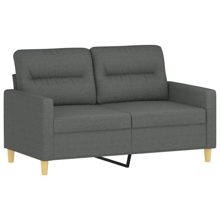 2-zitsbank 120cm stof donkergrijs | Retour Deal | 47% Kor..., Huis en Inrichting, Zetels | Zetels, Minder dan 150 cm, Minder dan 75 cm