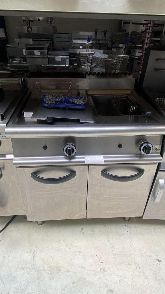 Olis 74/02FRG 2 pan Gas Friteuse, Zakelijke goederen, Horeca | Keukenapparatuur, Ophalen of Verzenden