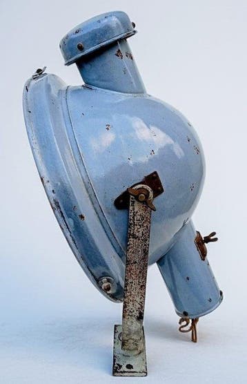 Lamp - ijzer, emaille - Emaille-lamp XXL