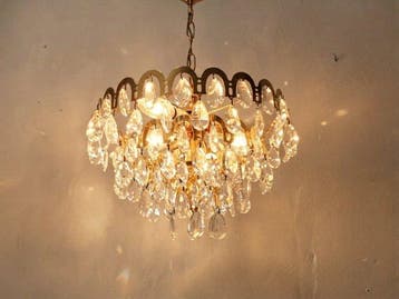 Lamp - Plafondlamp in Empire-stijl - Glas, Nieuw