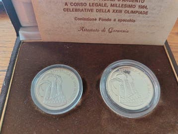 San Marino. Commemorative coin 1984/1986/1987 (6 monete)