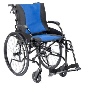 MultiMotion Air rolstoel extra licht - Blauw, Diversen, Rolstoelen, Ophalen of Verzenden, Nieuw