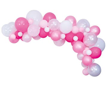 Ballonnenboog Zelf Maken Set Roze 4m, Verzenden, Nieuw
