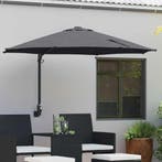 vidaXL Tuinparasol Antraciet 248 x 248 x 148 cm Polyester en, Verzenden, Nieuw