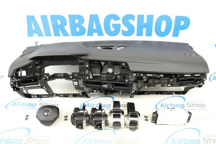 AIRBAG KIT – TABLEAU DE BORD NOIR SPEAKER VOLKSWAGEN GOLF 8, Auto-onderdelen, Dashboard en Schakelaars