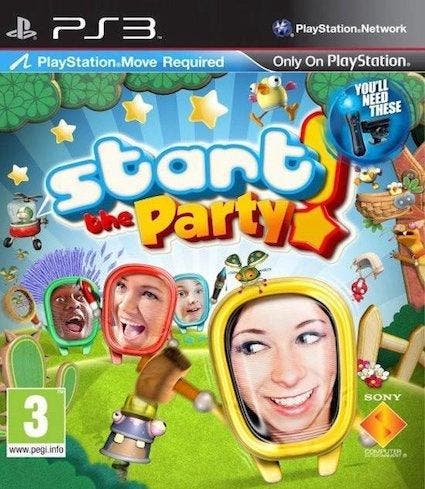 Start the Party! (Playstation Move Only) (PS3 Games), Games en Spelcomputers, Games | Sony PlayStation 3, Zo goed als nieuw, Ophalen of Verzenden
