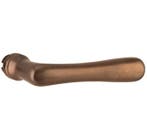 Deurklink Linea messing antiek brons, Nieuw