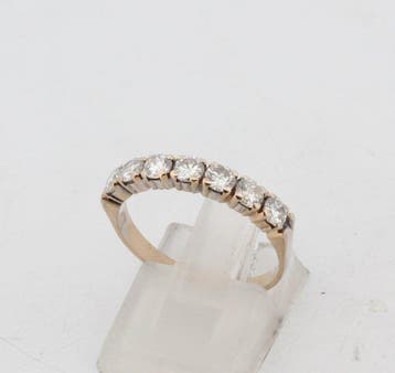 Zonder minimumprijs - Ring - 18 karaat Witgoud Diamant, Nieuw
