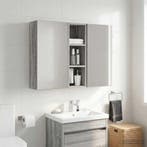 vidaXL Badkamer wandkast met plank Grijze Sonoma 20 x 16 x, Verzenden