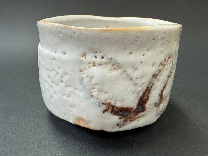 - Theekom - Keramiek - Shino-yaki / chawan / sadgu, Antiquités & Art, Antiquités | Autres Antiquités