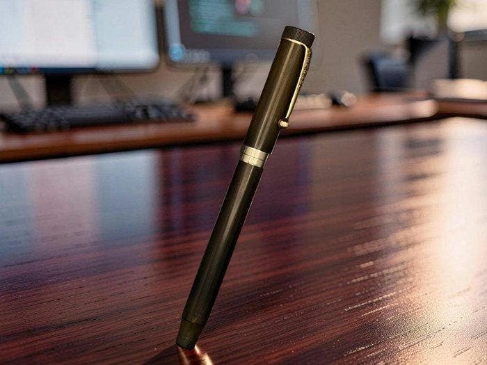 Parker - Duofold “D.Q.” Lucky Curve Nº2 – Black Hard Rubber, Collections, Stylos