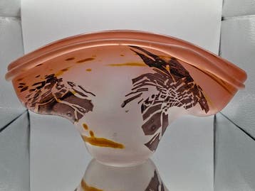 Val Saint Lambert - Louis Leloup - Jardinière - Kristal, Antiquités & Art