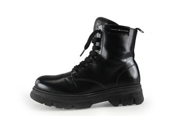 Tommy Hilfiger Veterboots Meisjes in maat 35 Zwart, Enfants & Bébés, Verzenden, Schoenen