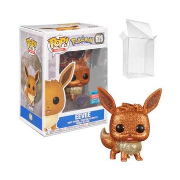 Funko Pop!  Pokemon - Eevee #626 Diamond Edition Convention, Verzenden, Nieuw