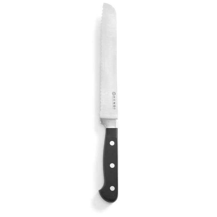 Broodmes | KitchenLine | RVS | Zwart | Lengte 335mm HENDI, Articles professionnels, Horeca | Équipement de cuisine, Envoi