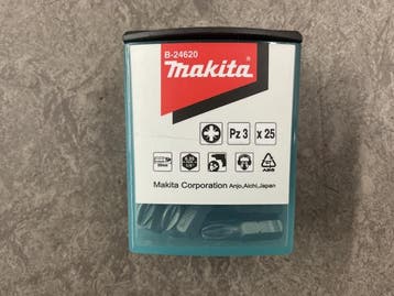 Veiling - 20x Makita schroefbit 25-pack PZ3x25mm B-24620, Nieuw