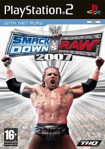 WWE Smackdown vs. Raw 2007 (PS2 Games), Ophalen of Verzenden, Zo goed als nieuw