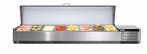 Opzetkoelvitrine | 8x 1/3 GN | 1815x395x260(h)mm Afinox, Verzenden, Nieuw in verpakking