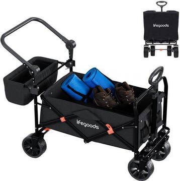 2dekans | LifeGoods Bolderkar - Opvouwbaar - Tot 120KG - 90L, Ophalen of Verzenden, Nieuw