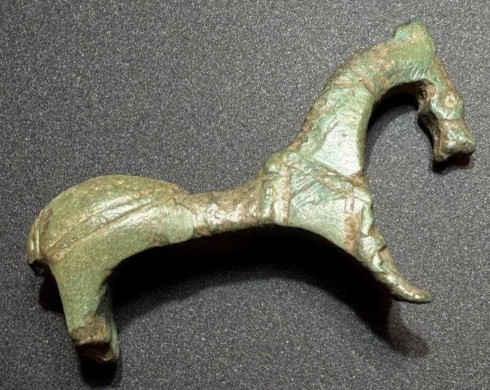 Romain antique Bronze Broche zoomorphique en forme de, Antiek en Kunst, Antiek | Overige Antiek