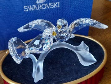 Swarovski - Figurine - Turtle Doves - 657378 - Cristal