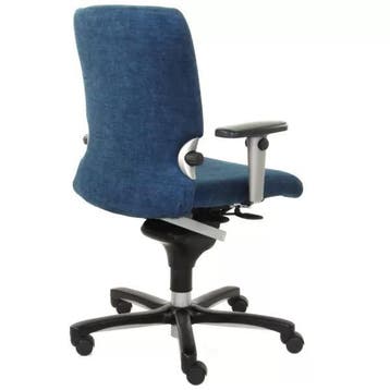 Haworth Comforto met nieuwe circulaire denim stof, Huis en Inrichting, Bureaustoelen, Zo goed als nieuw, Bureaukruk, Ergonomisch