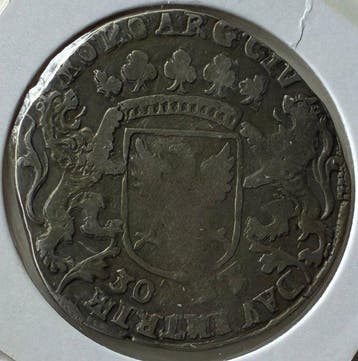 Netherlands, Deventer. Zilveren 30 Stuiver 1686 /